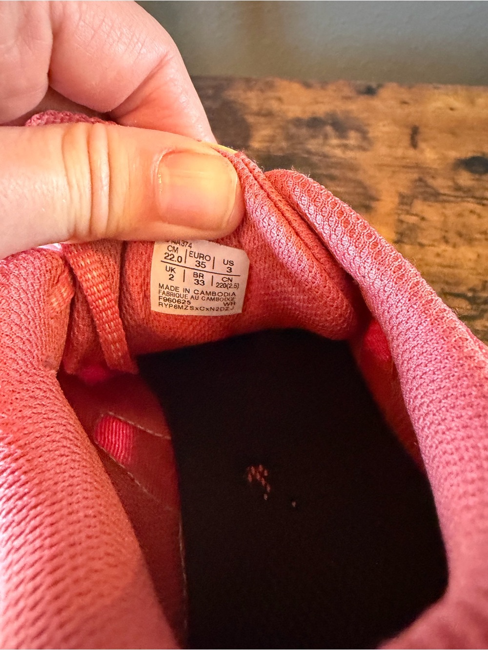 Asics Girls Gel-excite11 Pink Athletic Sneakers - Picture 6 of 6